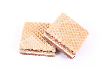 Milk and chocolate wafers