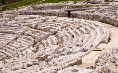 Teatro greco à Syracuse - Sicile Itale