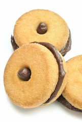Ciambelline ripiene di cioccolato