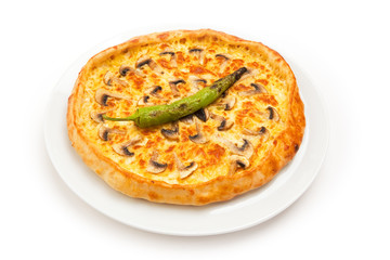 mantarlı pide