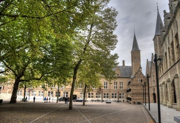 Obraz premium Old town of middleburg in Zeeland
