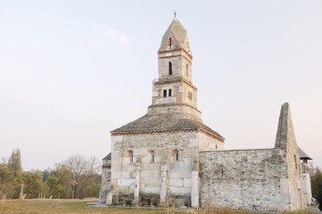 Fototapeta na wymiar The stone church of Densus