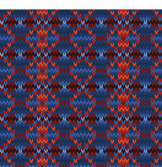 Knitted seamless background in Fair Isle style