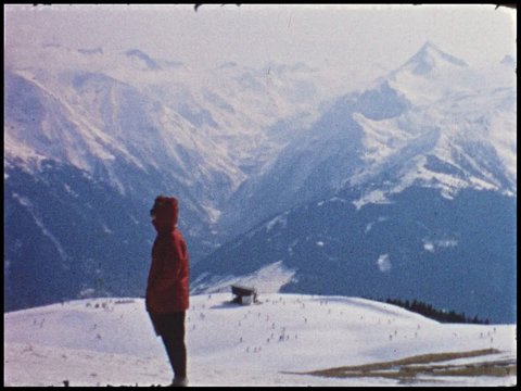 Winterurlaub um 1960