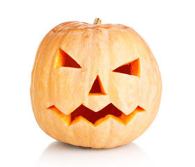 Halloween Pumpkin isolated on white