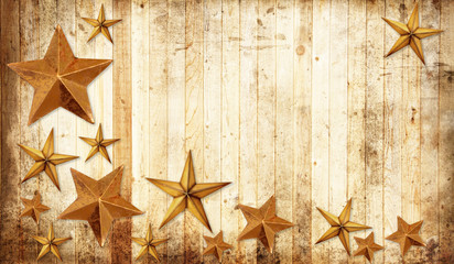 Country Christmas stars - 36724556