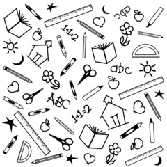 Back to School Blackboard Background