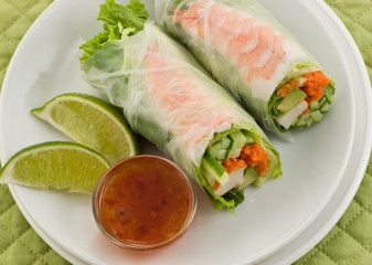 Prawn Summer Roll sushi
