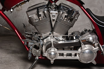 Fototapeta premium Motorcycle motor