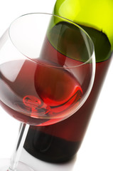 Red wine close-up