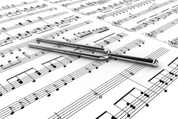 Obraz premium Tuning fork