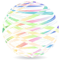 abstract multicolor ball