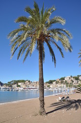 Fototapeta premium Strand in Port de Soller