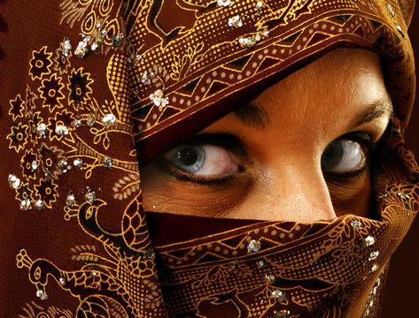 woman in burqua