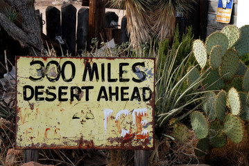 desert ahead