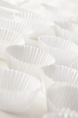 White cupcake liners