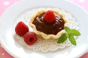 Chocolate Raspberry Tart