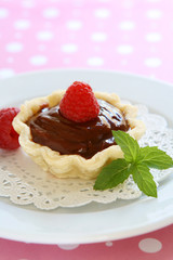 Chocolate Raspberry Tart