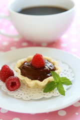 Chocolate Raspberry Tart