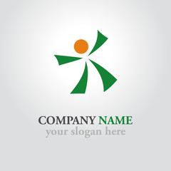 Fototapeta na wymiar logo entreprise