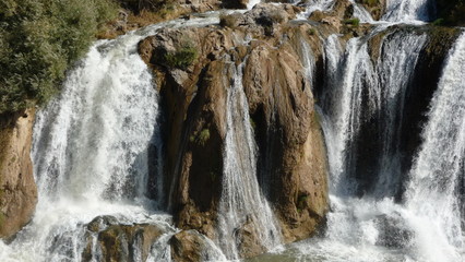 Muridiye Waterfall near Van in Turkey