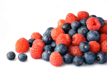 Raspberries & Blueberries