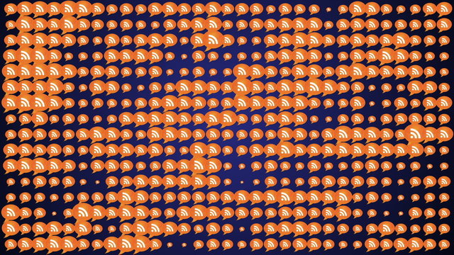 RSS Symbol Background LOOP - HD1080