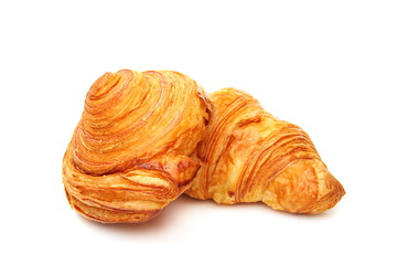 Rolls of puff pastry.