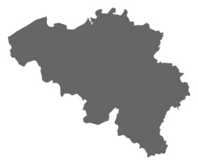 Map of Belgium