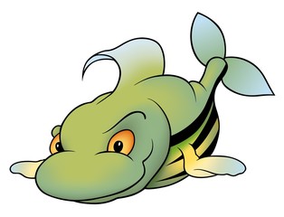 Tropical Fish - cartoon illustration