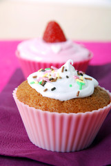 cupcake glaçage blanc