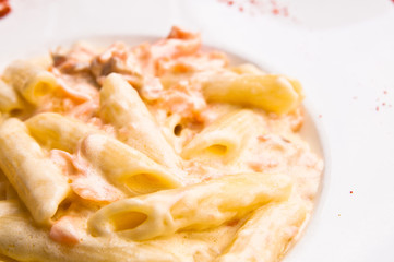 pasta with salmon
