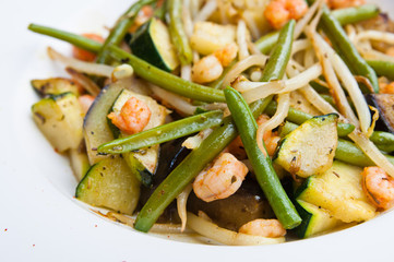 plate of asian cuisine