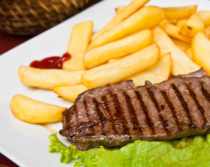 juicy steak beef