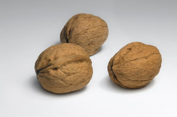 three walnuts