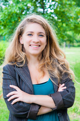 smiling young woman