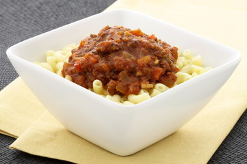 Macaroni  Bolognese