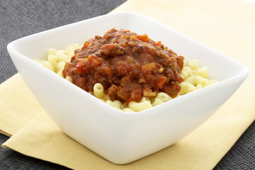 Macaroni  Bolognese