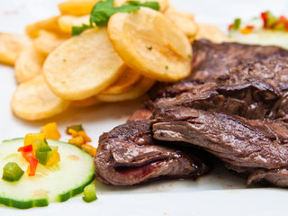 juicy steak beef