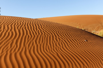 Wind patterns on the Namib Desert, Namibia.
