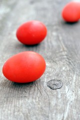 Red eggs