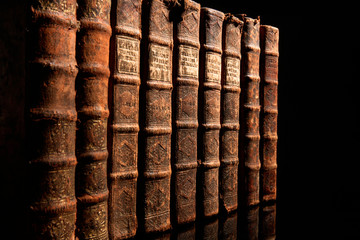 Antique Books leather-bound