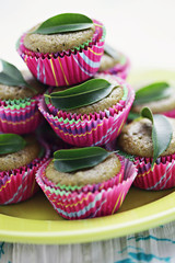 green tea muffins