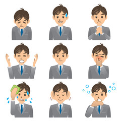 ビジネスマン A 表情3