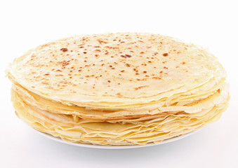 isolated pancake pile