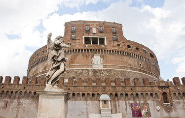Fototapeta na wymiar Zamek Świętego Anioła w Rzymie, Włochy