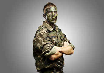 young soldier portrait