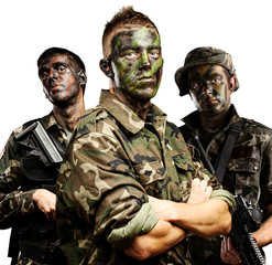soldiers group