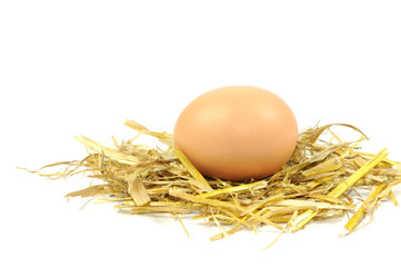 Ei im Stroh