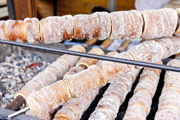 special Czech pastry called trdelnik